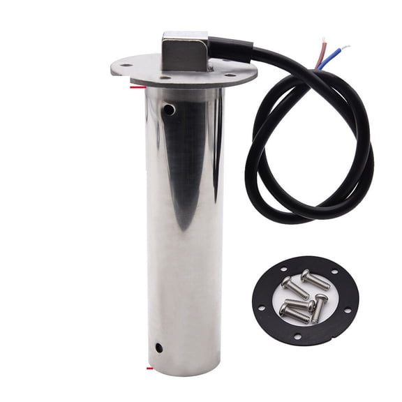 Sewage Level Sensor 150-600mm Boat Water Sender Unit Water Level Sewage Sensor For Marine Boat Tank Level Gauge 0-190/240-33 Ohm ,Suits Most Tanks