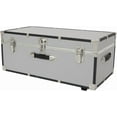 thumbnail image 1 of Seward Explorer Trunk with Wheels & Lock, Light Gray, 30-Inch, 1 of 5