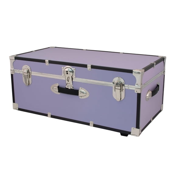 Seward Explorer Trunk with Wheels & Lock, Lilac, 30-Inch