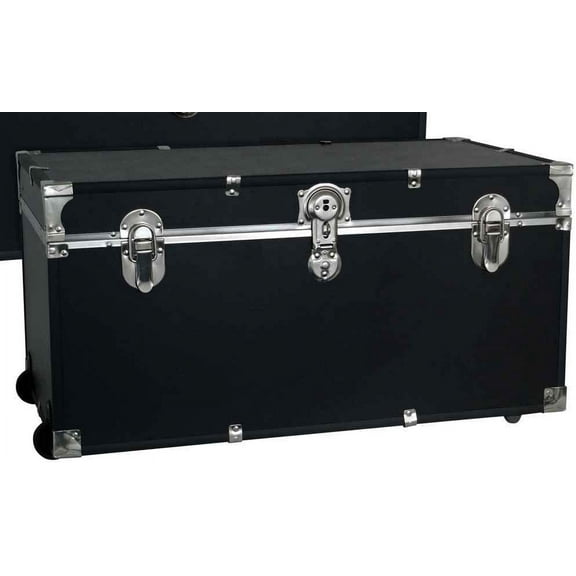 Seward Traveler 31" Trunk with Wheels & Lock, Black