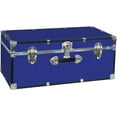 thumbnail image 1 of Seward Trunk College Dorm and Camp Storage Footlocker Trunk, Blue, 30-Inch (SWD5120-40), 1 of 6