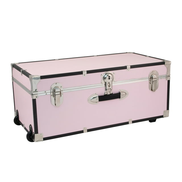 Seward Trunks 30" Trunk with Wheels and Lock in Blush Pink