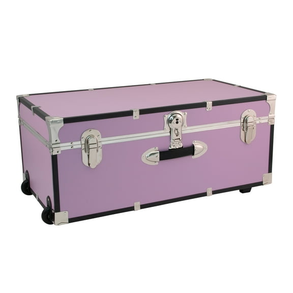 Seward Trunks 30" Trunk with Wheels and Lock in Orchid Pink