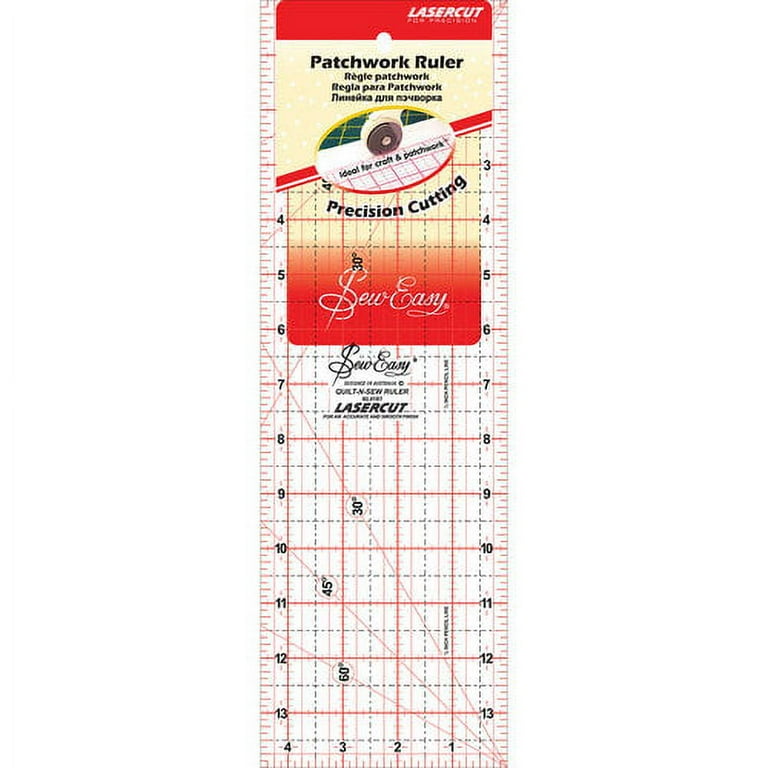 Sew Easy Patchwork Ruler 14 x 45 Sew Easy Patchwork Ruler 14 x 45