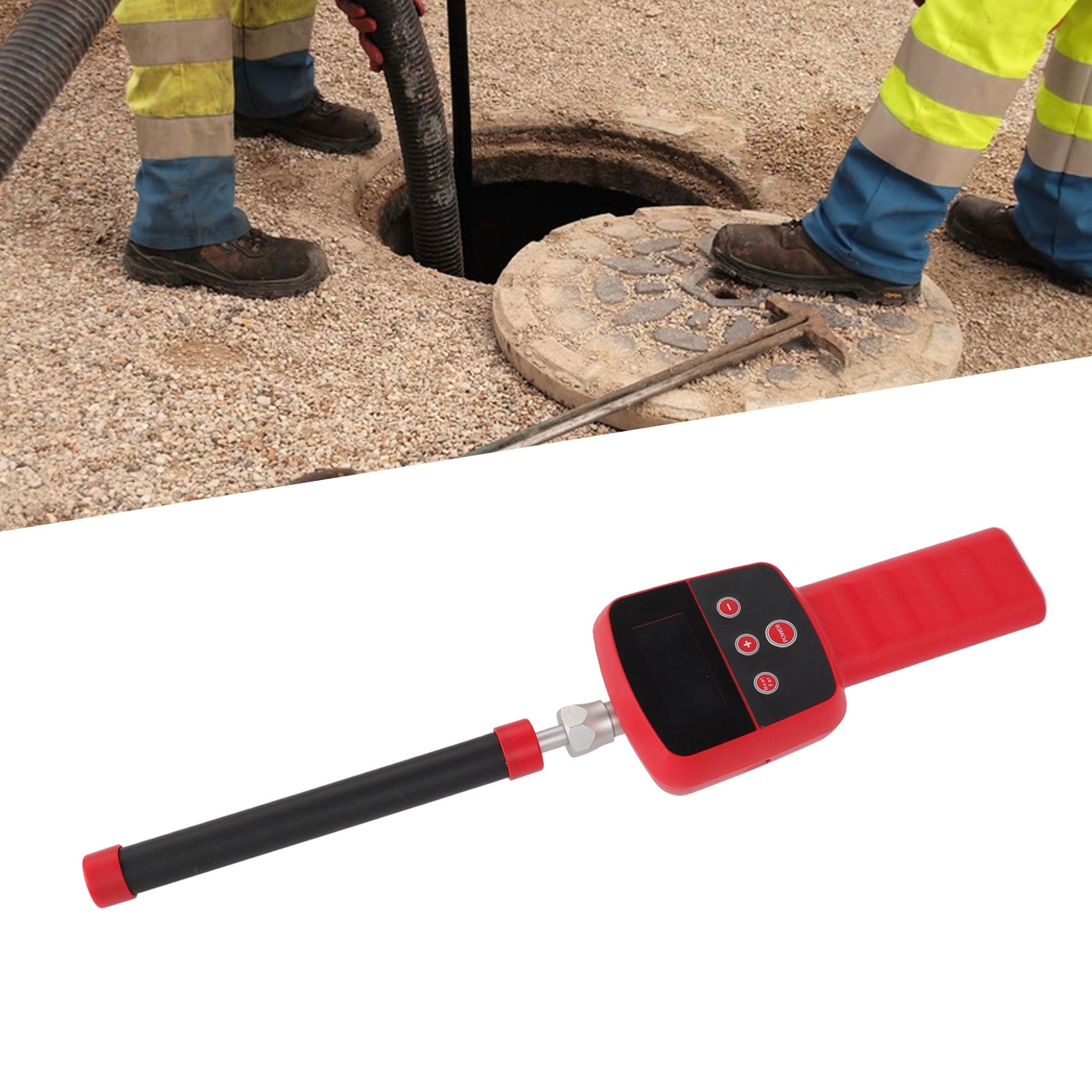 Sewer Camera Locator, 512Hz Pipe Locator Receiver With With LED Screen