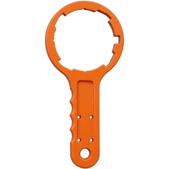 Sewer Cap Wrench Compatible with Valterra Rv,3 Inch Easy-Grip Removal Tool for Waste Tank Cap, Orange