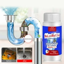 Sewer Dredging Agent | Powerful Drain Cleaner & Deodorizer - Dissolves Hair, Grease, Soap Scum | Safe on PVC, Metal, Septic | Stain Removal Liquid | 11x4cm | 1 Bottle