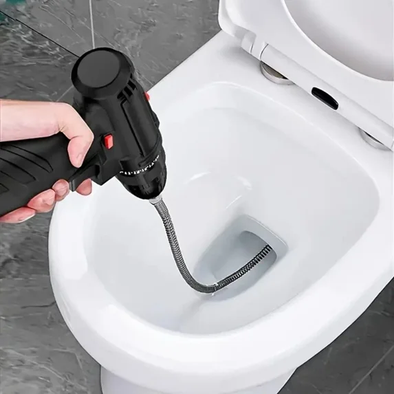 Sewer Dredging Spring Electric Drill Drain Cleaner Machine Extension Sewer Pipe