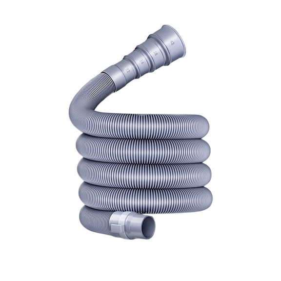 Sewer Hose Kit for RV with Flexible Pipe Trailer Accessories 2m Waste Disposal Solution for Travel and Camping, 200 cm, Gray