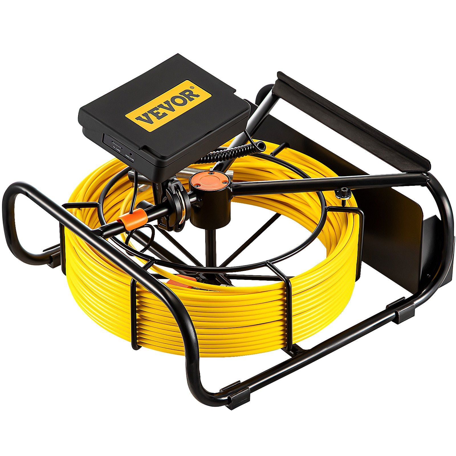 Sewer Inspection Camera 98.4ft with DVR, 4.3" Screen & LED Lights, IP68 Waterproof Endoscope for Drain Pipe Plumbing