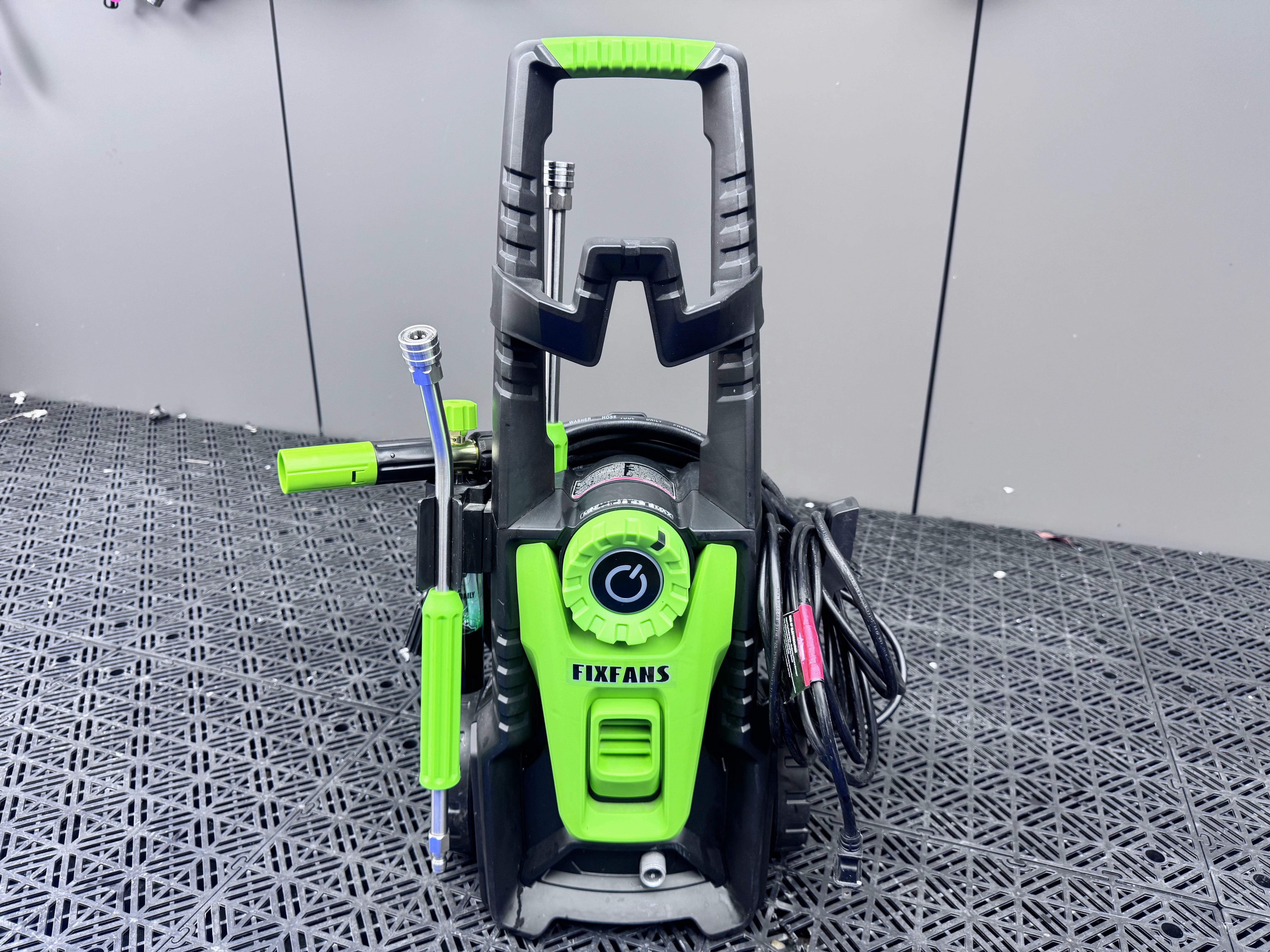 FIXFANS Electric High Pressure Washers 2000 PSI and 1.76 GPM, 32 FT Power Washer Hose and Mini Foam Cannon