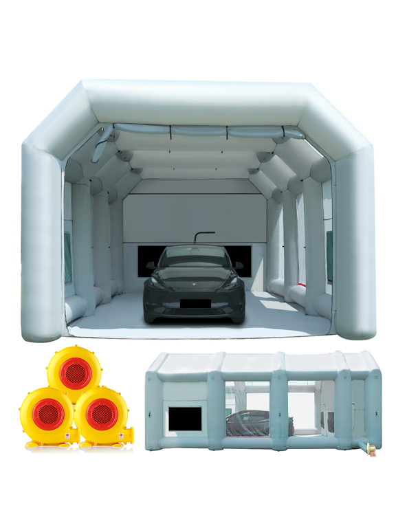 Inflatable Paint Booth 30x20x13Ft with Blowers Professional Inflatable Spray Booth with Air Filter System