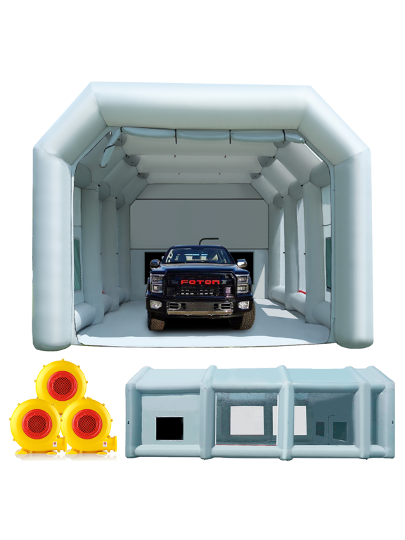 Inflatable Paint Booth 39x20x13Ft with Blowers Professional Inflatable Spray Booth Portable Car Painting Booth