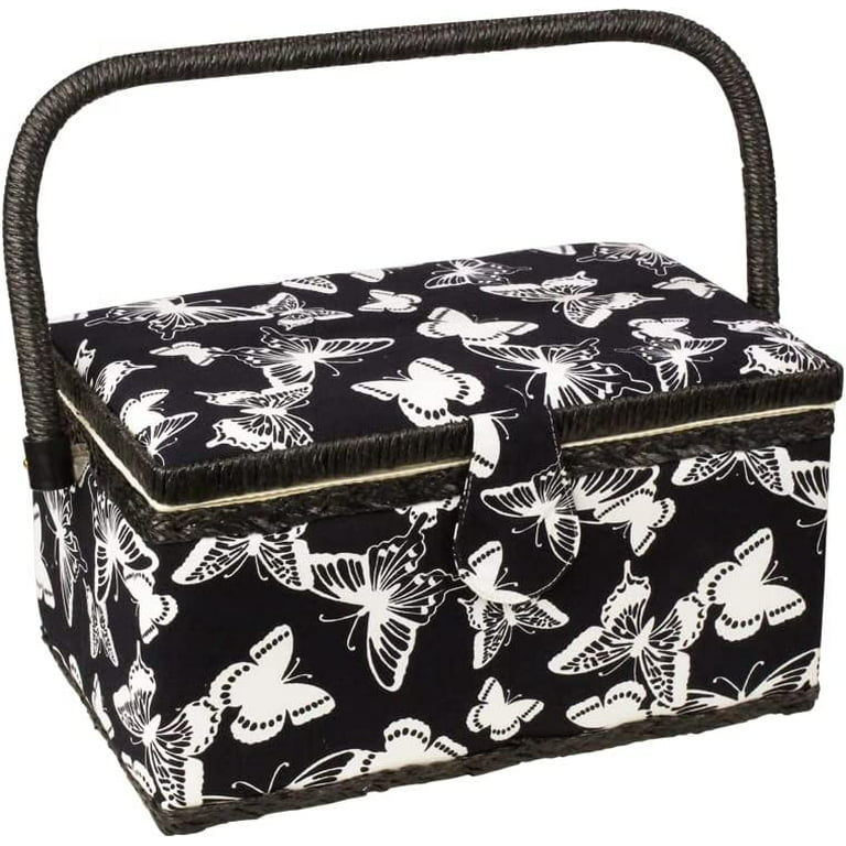  Medium Sewing Basket Organizer with Complete Sewing