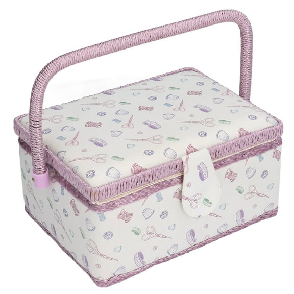 Sewing Basket Premium Fabric Crease Proof Elasticity Wear Portable Sewing Box, Portable Practical Sewing Box Organizer, Sewing Organizer, Gift For Your Friends And Family