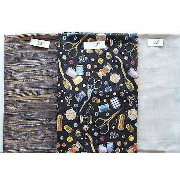 Sewing Browns 1 Yds 31 Cotton Fabric Last of the Best End of Bolt