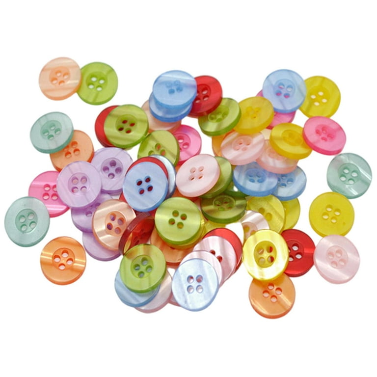 150Pcs Handmade with Love Buttons Wooden Buttons for Crafts Wood Craft  Buttons Bulk for Sewing Crafting Round Buttons 