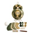 thumbnail image 1 of Sewing Christmas Quilted Ornament DIY Kit, 3.93 in His Word My Guide Patchwork Craft for Holiday Tree and Mantel Decor, 1 of 3