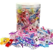Sewing Clips, 100 Pcs with Plastic Box, Premium Multipurpose Sewing Accessories Sewing Clips Wonder Clips, Sewing Notions for Sewing Quilting Supplies Crafting Tools