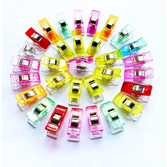 Sewing Clips-120Pcs Clips for Sewing Quilting Crafting Sewing Clips, Assorted Color, 2.7 * 1 * 1.5cm