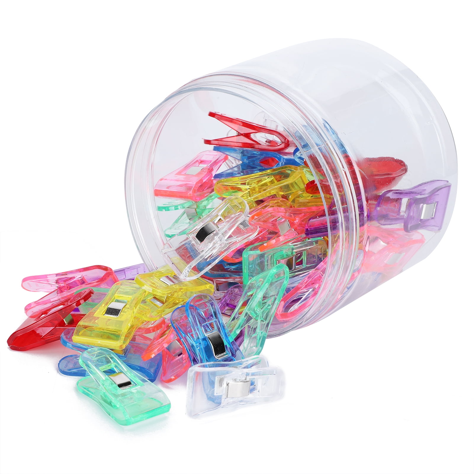 Sewing Clips for Fabric 100 Pack Quilting Supplies and Notions Sewing Pins  Binders Craft DIY Accessories Assorted Colors