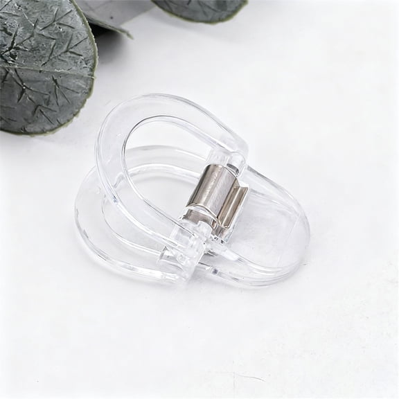 Sewing Clips, Mini Clothespins, No-Slip Clothing Clips for Instant Shortening, Plastic Clothespins, Universal Fixed Clamp, Multi Purpose Clothes Pins Clear 0.98x1.1 Inch (1Pcs)