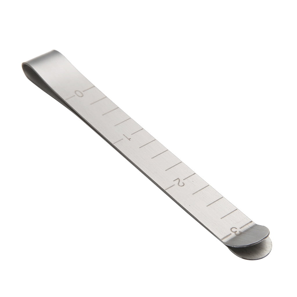 Sewing Clips Stainless Steel Hemming Clips Measurement Ruler Quilting