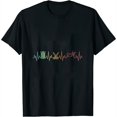 thumbnail image 1 of Sewing Heartbeat - Sewing Machine Craft Handicraft Gift Womens T-Shirt Black Small, 1 of 5
