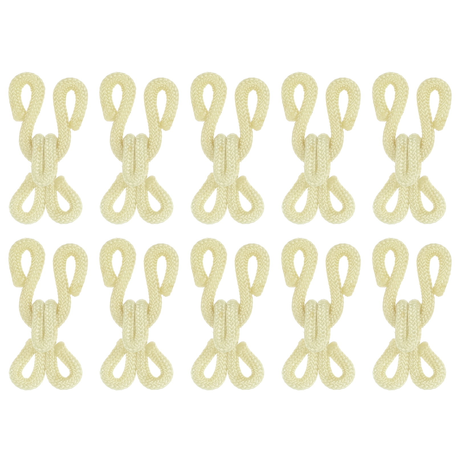  uxcell Sewing Hooks and Eye, 12pcs - Polyester Covered Sewing  Hooks and Eyes Closure for Clothing, Bra, Skirt, Sewing DIY Craft(Beige,  23mm Length) : Arts, Crafts & Sewing