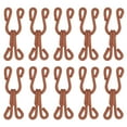 thumbnail image 1 of Sewing Hooks and Eye, 12pack Polyester Covered Hooks and Eyes Closure for Clothing(Brown, 37mm Length), 1 of 6