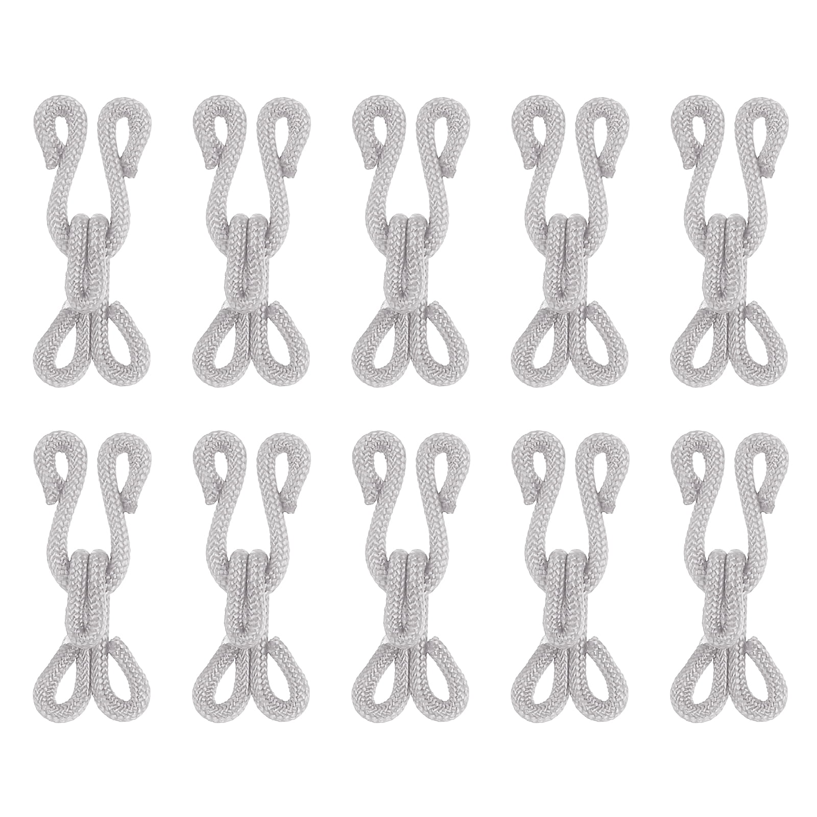 Sewing Hooks and Eye, 30pack Polyester Covered Hooks and Eyes Closure