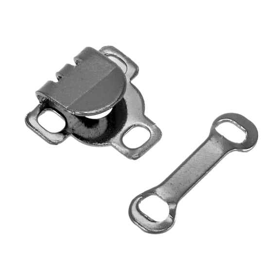 Sewing Hooks and Eyes Closure Set Copper for Trousers DIY, Gunmetal, 10 Sets