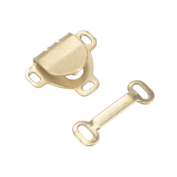 Uxcell 10 Sets Sewing Hooks and Eyes Closure Set for Trousers DIY, Golden