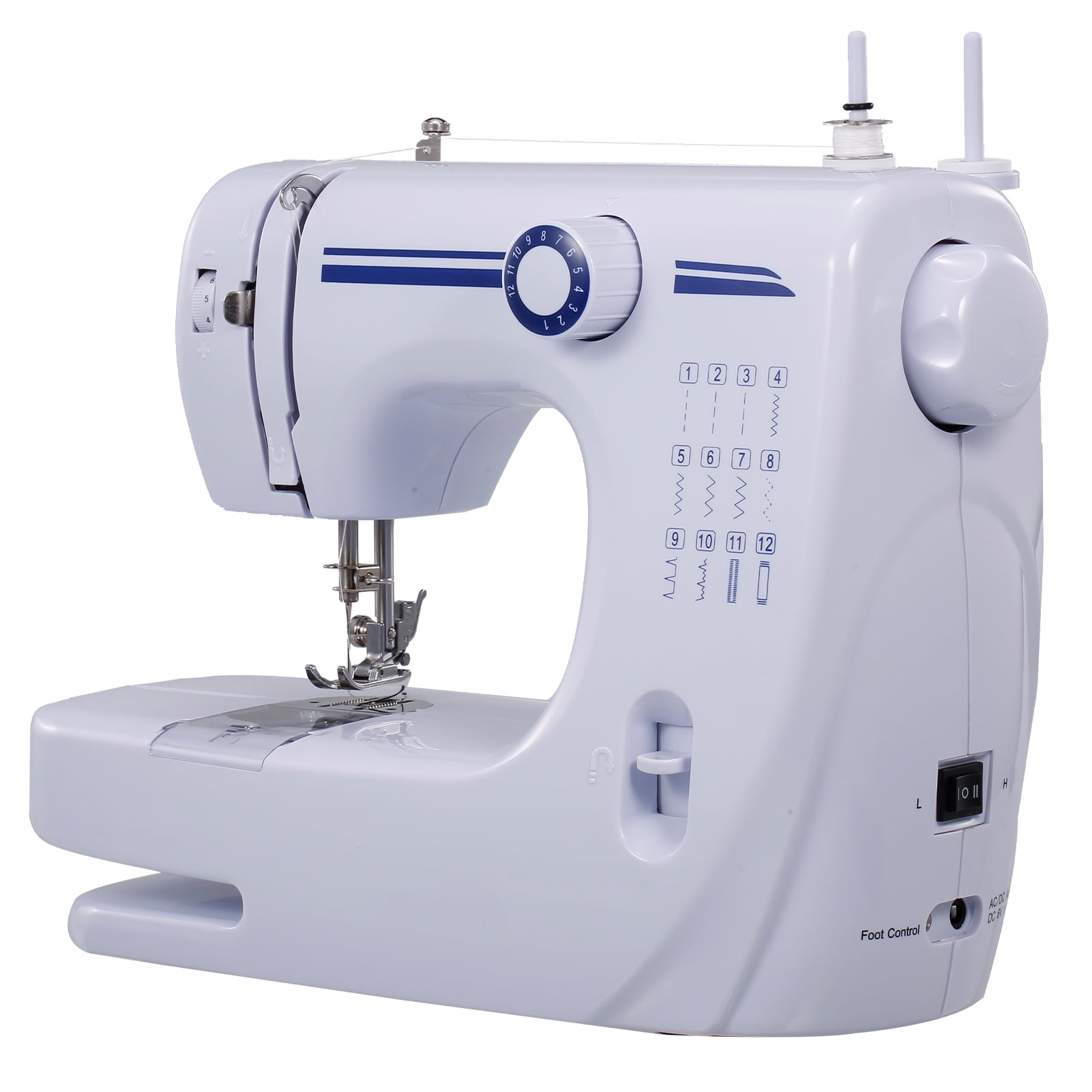 Sewing Instrument,Layers Hine Led 12 Stitches 8 Free Arm 12 Stitches 8 Layers Stitches Free Arm Built-in Stitches Free Iuppa Qisuo Buzhi Hine Hine