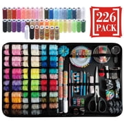 Sewing Kit 43 XL Spools Case Portable Basic Repair Kit for Adults Beginners & Travelers 226 Pcs