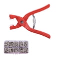 thumbnail image 1 of Sewing Kit with 50PCS Metal Buttons – Manual Pliers Tool Included, 2026 New Sewing Kit with Metal Buttons, Button Installer for Clothing, for DIY Crafts Sewing Fabric Clothes Bag Jean, 1 of 4