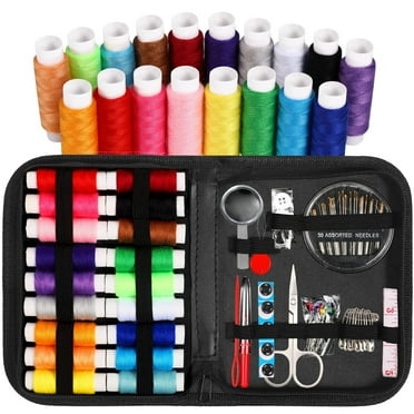 Sewing Kit for Adults and Kids,Needle and Thread Kit with Sewing Supplies and Accessories Contains Scissors, Measure Tape,Seam Ripper,Suitable for Home, Travel, Beginner, Emergency