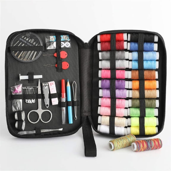 Sewing Kit Basic,TIFOR Needle and Thread Kit with Sewing Supplies and Accessories for Adults,Kids,Beginner,Home,Travel,Emergency Including Scissors,Measure Tape,Needle Threader and More