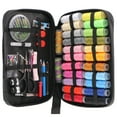 thumbnail image 1 of Sewing Kit with Case, 97 pcs Sewing Supplies for Home Travel and Emergency, Contains 24 Spools of Thread, Mending and Sewing Needles, Scissors, Seam Ripper, Needle Threaders etc, 1 of 7