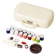 thumbnail image 1 of Sewing Kit with Case for Adults Beginner, Portable Sewing Supplies Accessories for Travel Home, Contains Sewing Thread, Scissors, Needles, Threader, Measure, 1 of 9
