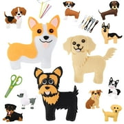 Sewing Kit for Kids,Sewing Felt Toy for Fine Motor Skills DIY Sewing Animals Craft Kit Early Educational Animals Sewing Kit Sensory Development Felt Animals Craft Kit for Kids Aged 3-12