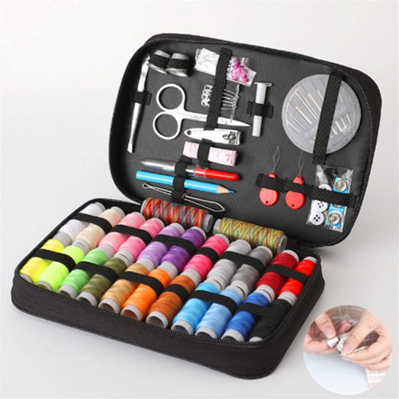 Sewing Kit for Adults and Kids,TIFOR Needle and Thread Kit with Sewing Supplies and Accessories Contains Scissors, Measure Tape,Seam Ripper,Suitable for Home, Travel, Beginner, Emergency