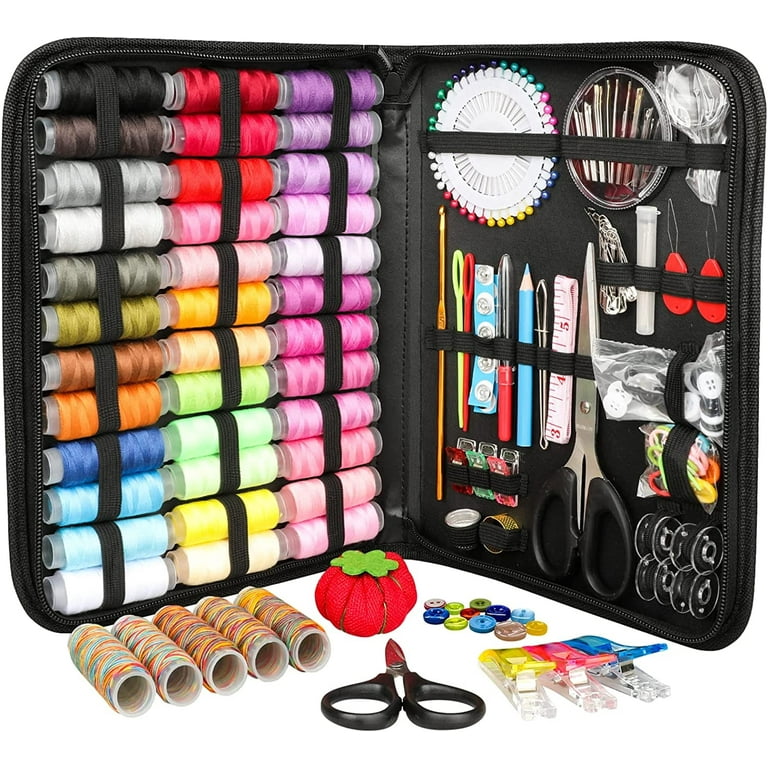 Sewing Kit for Adults, 112 pcs Sewing Supplies for Home Travel and