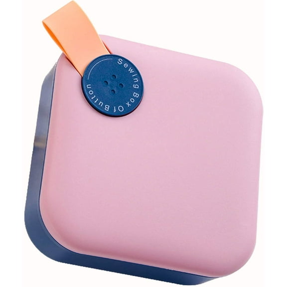 Sewing Kit, Sewing Kit for Adult, Sewing Kit for Home, Sewing Box for Easy Carrying and Storage,Suitable for Student,Travel,Home Sewing Set for Beginners, Pink&Blue