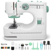 Sewing Machine for Beginners with 12 Built-in Stitches, 6 Included Presser Feet, Foot Pedal, High and Low Speeds a Compact, Beginner-Friendly Sewing Machine Perfect for Sewing Enthusiasts Portable