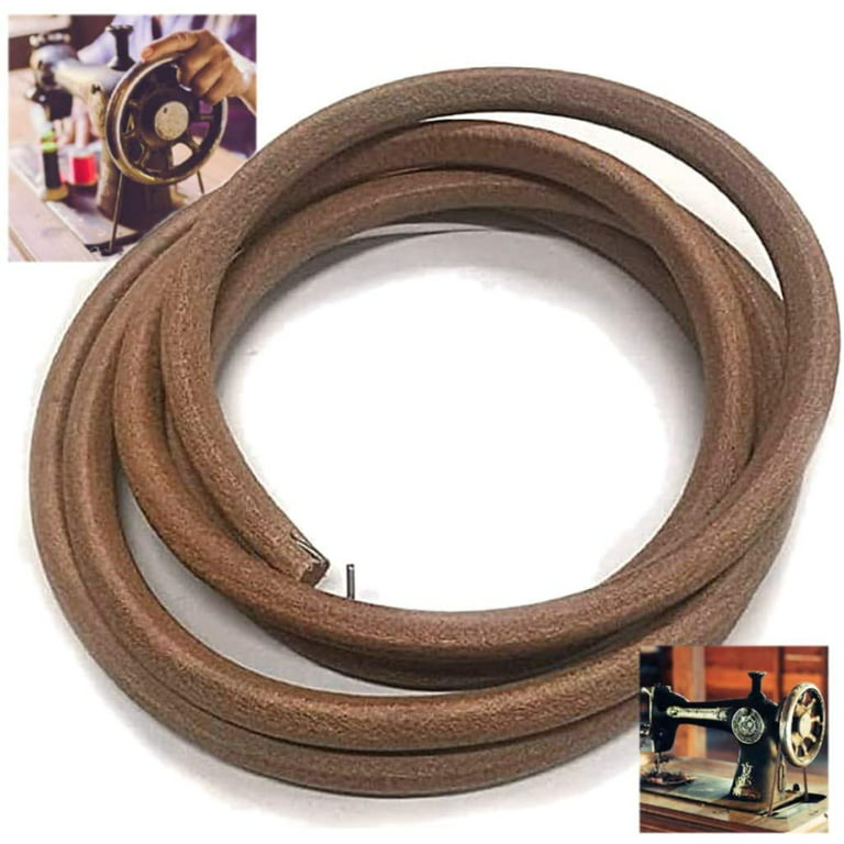 4 Pieces Treadle Sewing Machine Belt 72 X 3/16 Inch Sewing Machine Leather  Belt