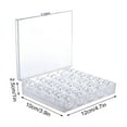 thumbnail image 1 of Sewing Machine Bobbins 25-Pack Universal Sewing Machine Bobbins - Plastic Clear Thread Spools with Storage Case Thread Spool Organizer, 1 of 8