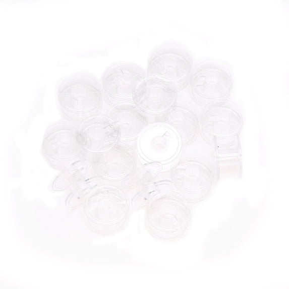 Sewing Machine Bobbins Sa156 Style Premium Plastic Bobbins for Brother Cs Series Xl Series Nx Series Sewing Machine Replacement Accessories, 10Pc Spools