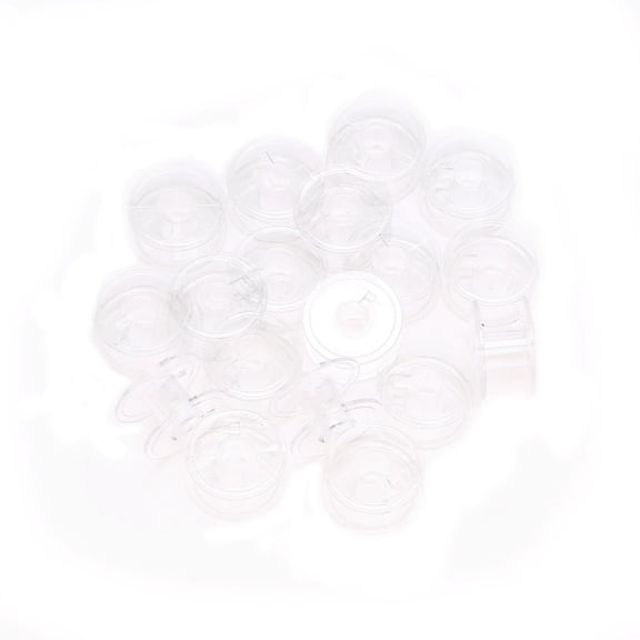 Sewing Machine Bobbins Sa156 Style Premium Plastic Bobbins for Brother Cs Series Xl Series Nx Series Sewing Machine Replacement Accessories, 10Pc Spools
