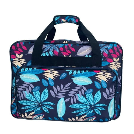 Sewing Machine Carrying Case Carry Tote/Bag Large Capacity Nylon Storage Bags Most Standard Machine, Sew Accessories Tools Organizer - Dark Blue